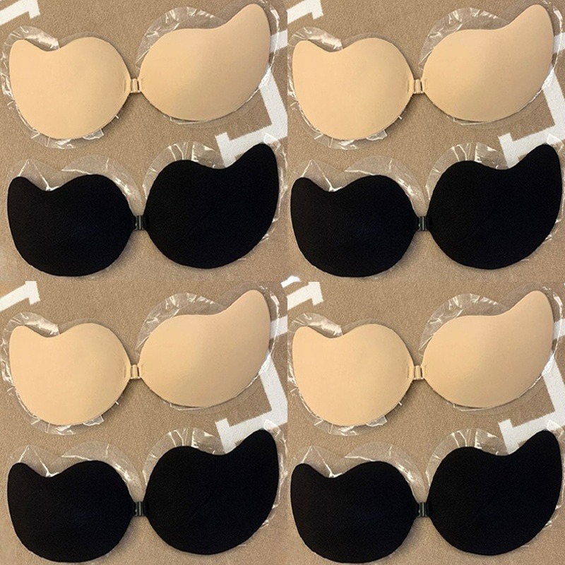 Push Up Bra Silicone - 1/2 pares de sujetadores invisibles push-up