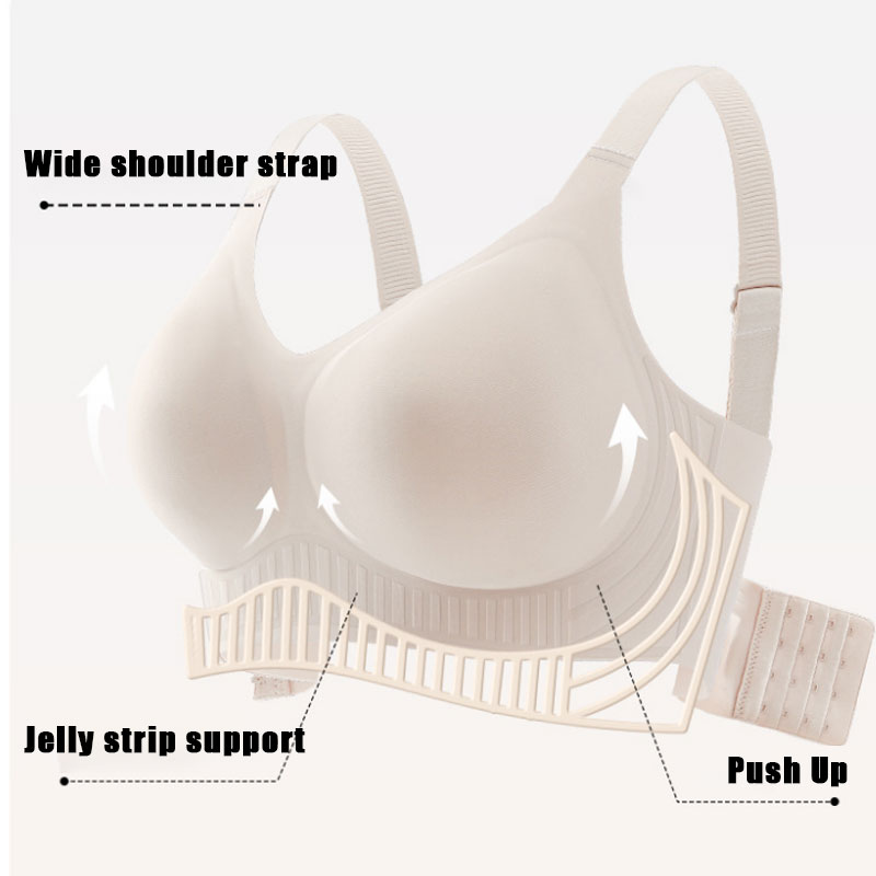 Full Coverage Bra - Sujetadores inalámbricos de talla grande con