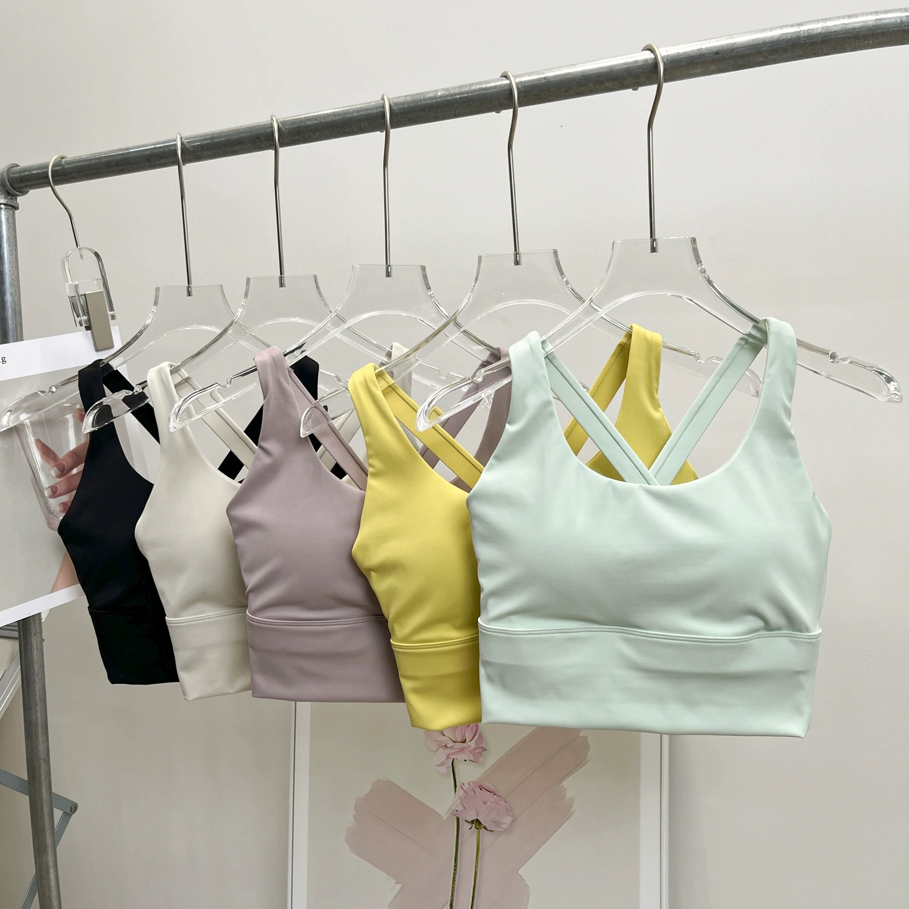 Plunge Bra Push Up - Sujetador deportivo a prueba de golpes