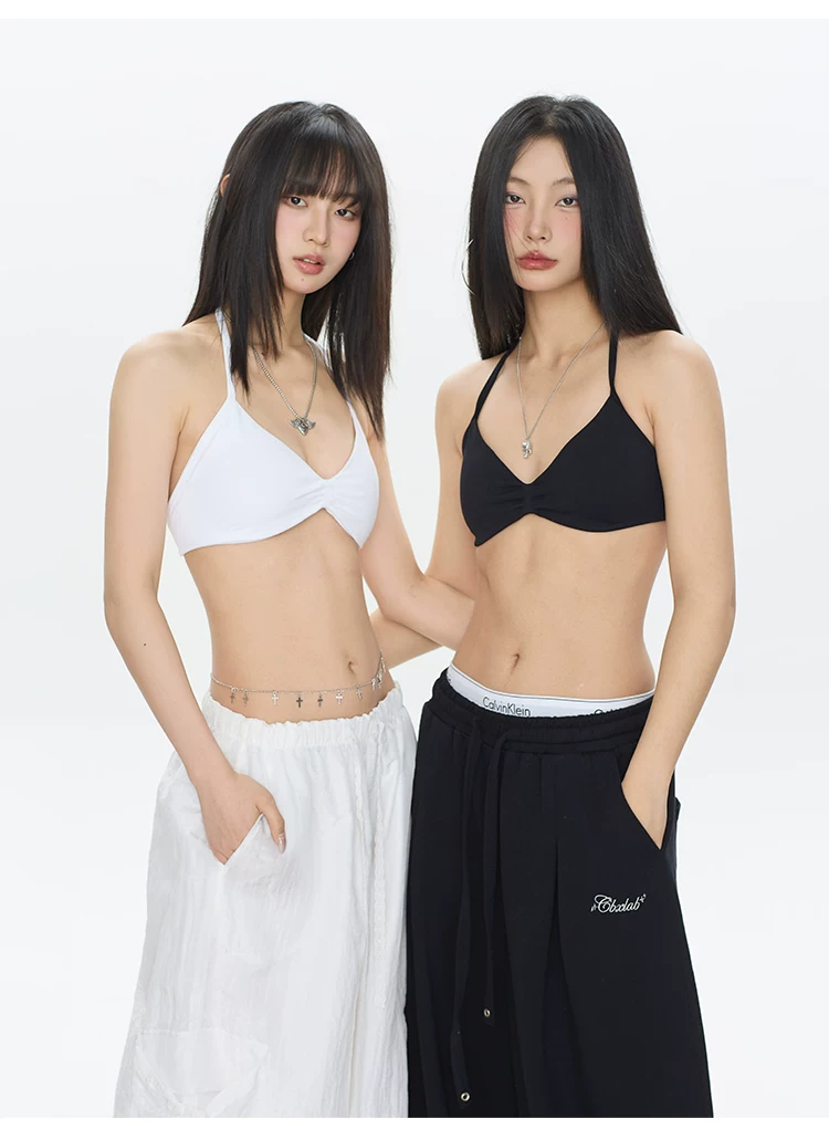T Shirt Bra Seamless - Sujetador deportivo sin costuras estilo bikini