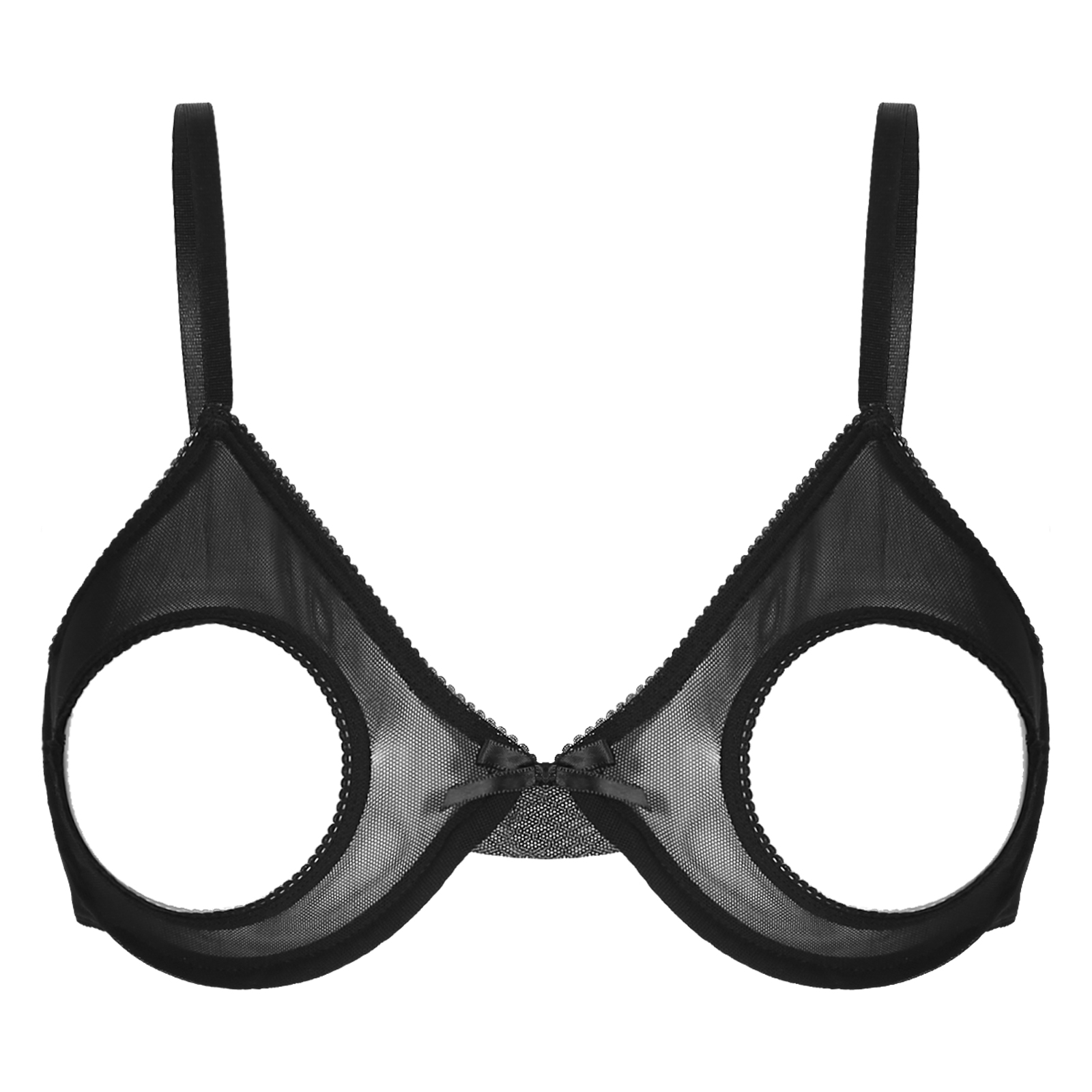 Demi Bra Balconette - Sujetador de encaje con aros push-up