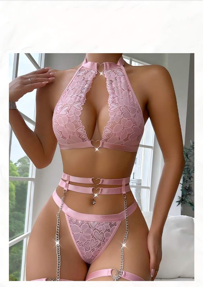Conjunto de lencería sexy con  - Minimizer Bra Women reseña y precio