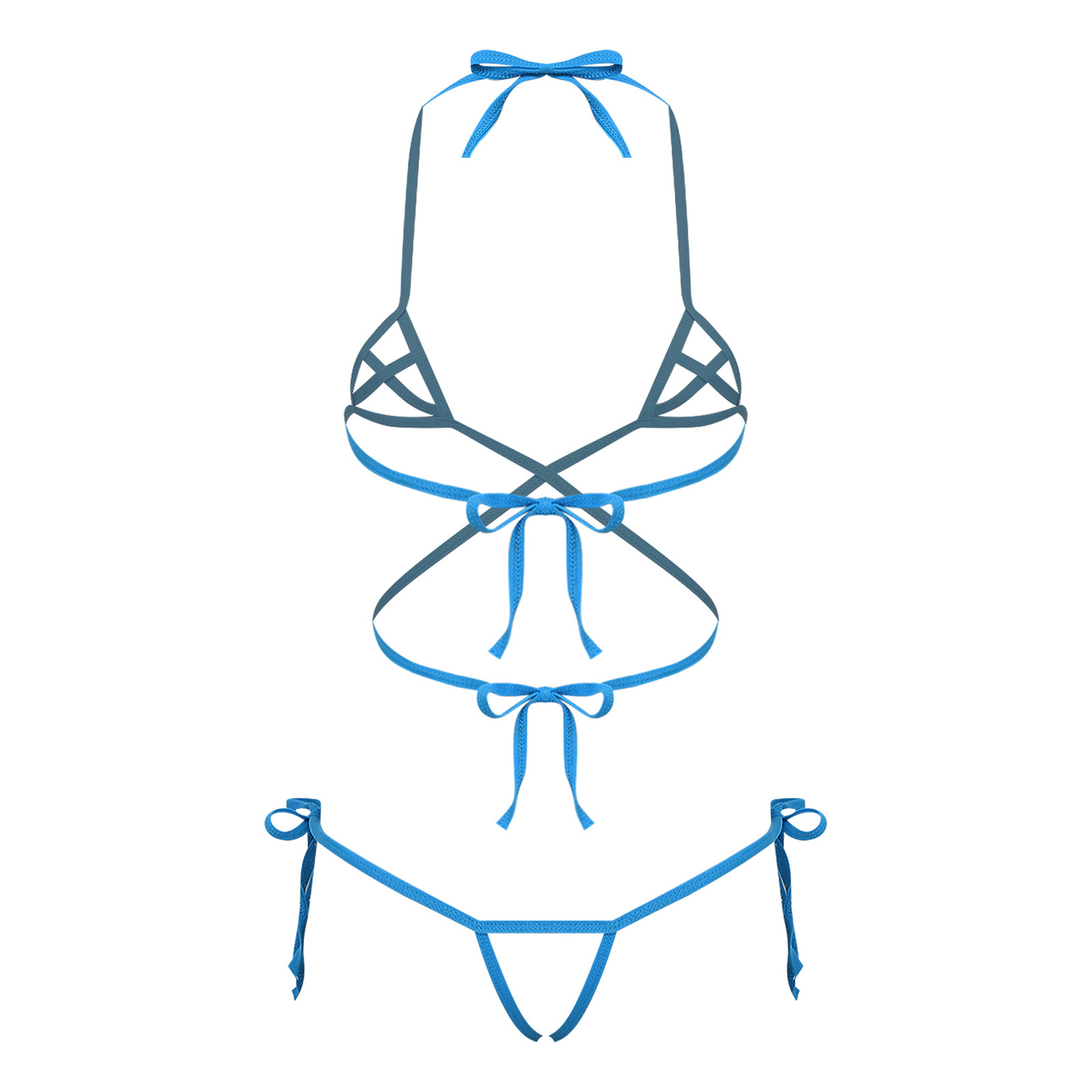 Conjunto de lencería transpare - Sheer Bra Lace reseña y precio