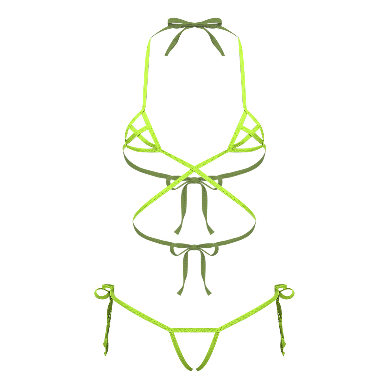 Conjunto de lencería transpare - Sheer Bra Lace reseña y precio