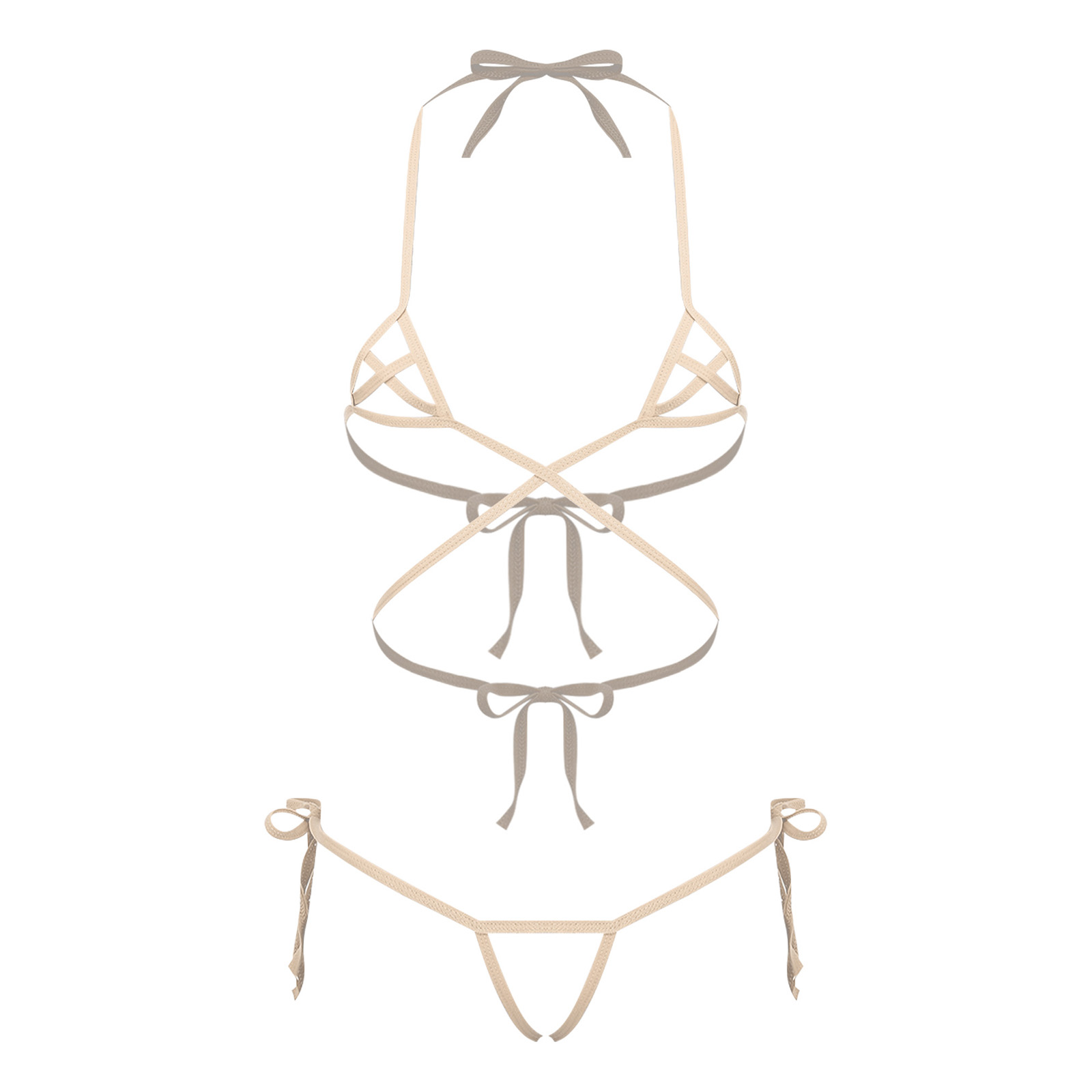 Conjunto de lencería transpare - Sheer Bra Lace reseña y precio