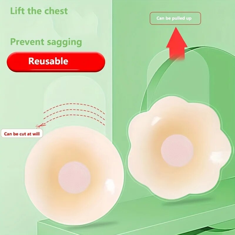 1 par de cubiertas de silicona - Push Up Bra Silicone reseña y precio