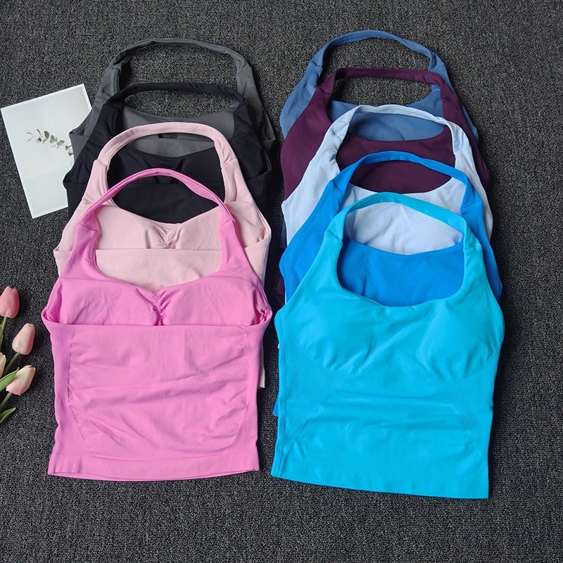 Top Halter sin costuras para m - T Shirt Bra Seamless reseña y precio