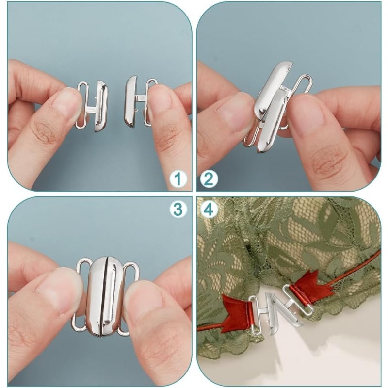 12 juegos de 3 colores cierre  - Nursing Bra Clip reseña y precio