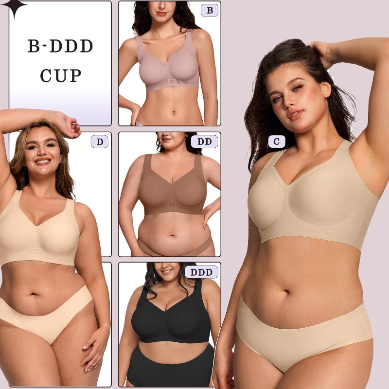 Sujetador inalámbrico de gelat - Full Coverage Bra reseña y precio