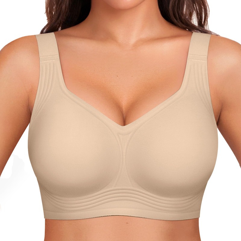 Sujetador inalámbrico de gelat - Full Coverage Bra reseña y precio