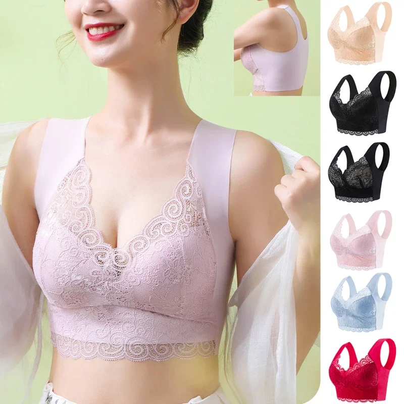 1 Uds. Sujetador de encaje sin - Sleep Bra Bralette reseña y precio